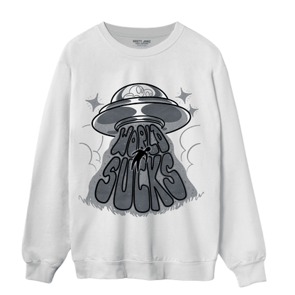 Air Max 90 Iron Grey Sweatshirt Match World Sucks - NastyJamz