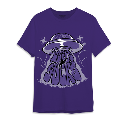 Dunk Low Plum T Shirt Match World Sucks - NastyJamz