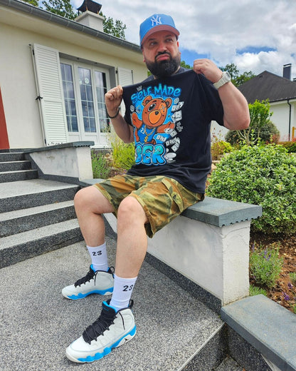 NastyJamz Powder Blue 9s Tee Match Self Made BER