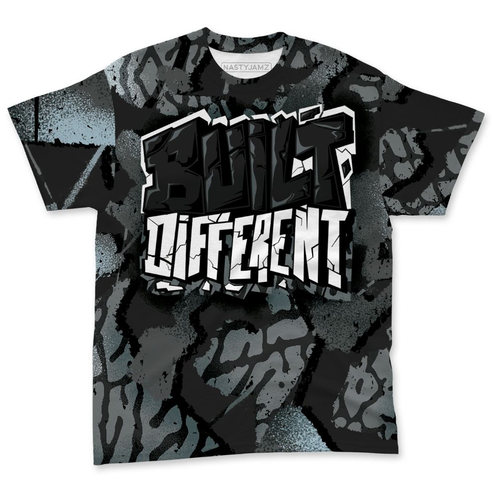 Black Cat 3s NastyJamz Tee Match Built Different All-Over Print Broken