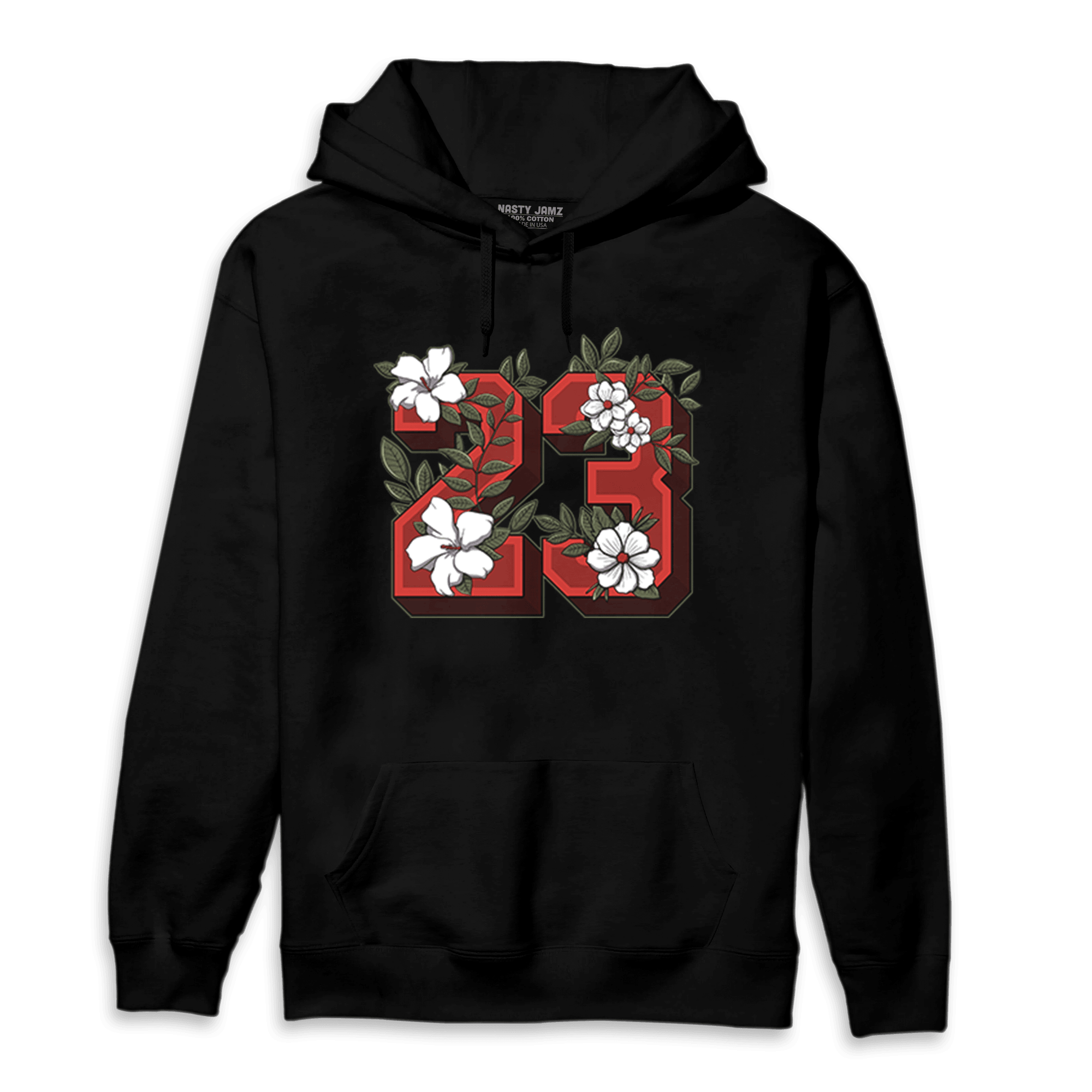 Dunk Low Mystic Red Hoodie Match 23 Floral - NastyJamz