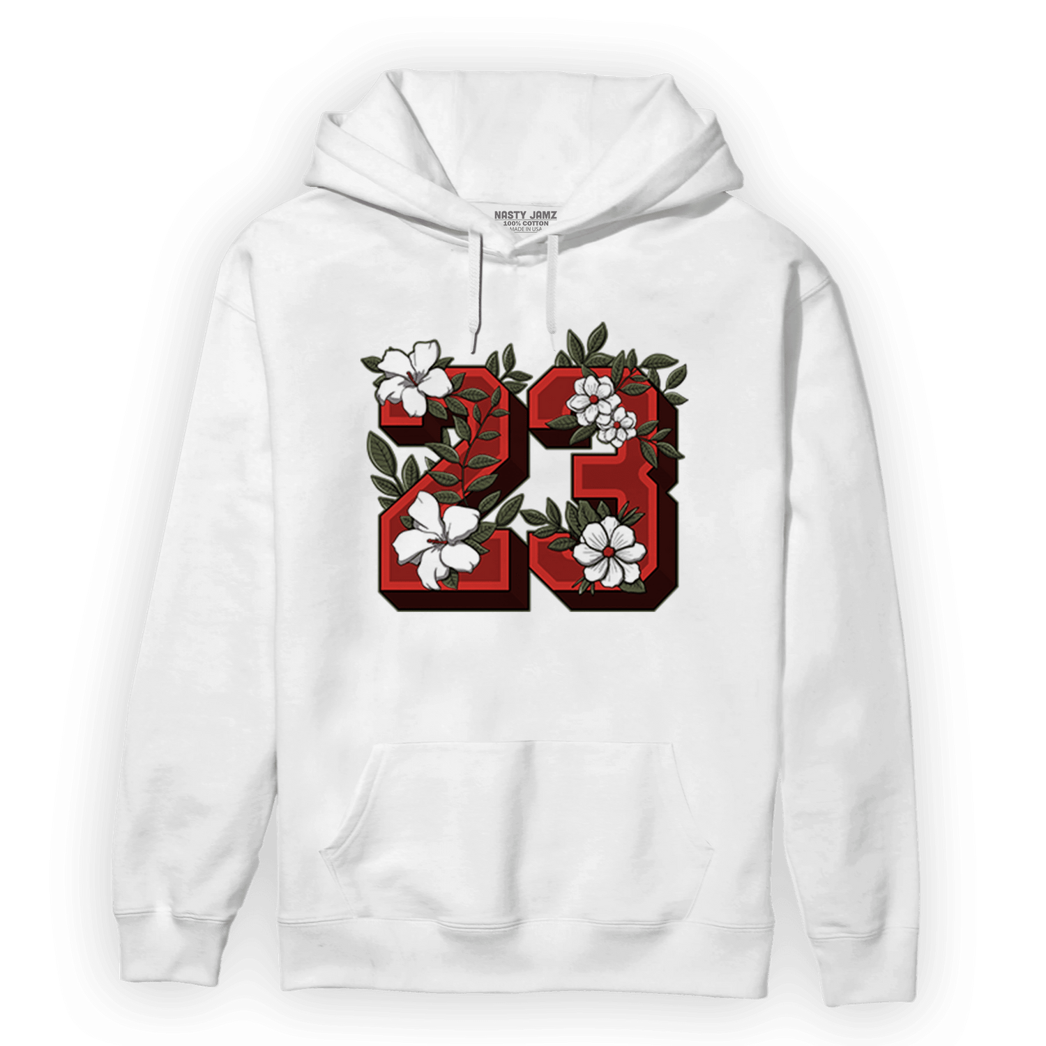 Dunk Low Mystic Red Hoodie Match 23 Floral - NastyJamz