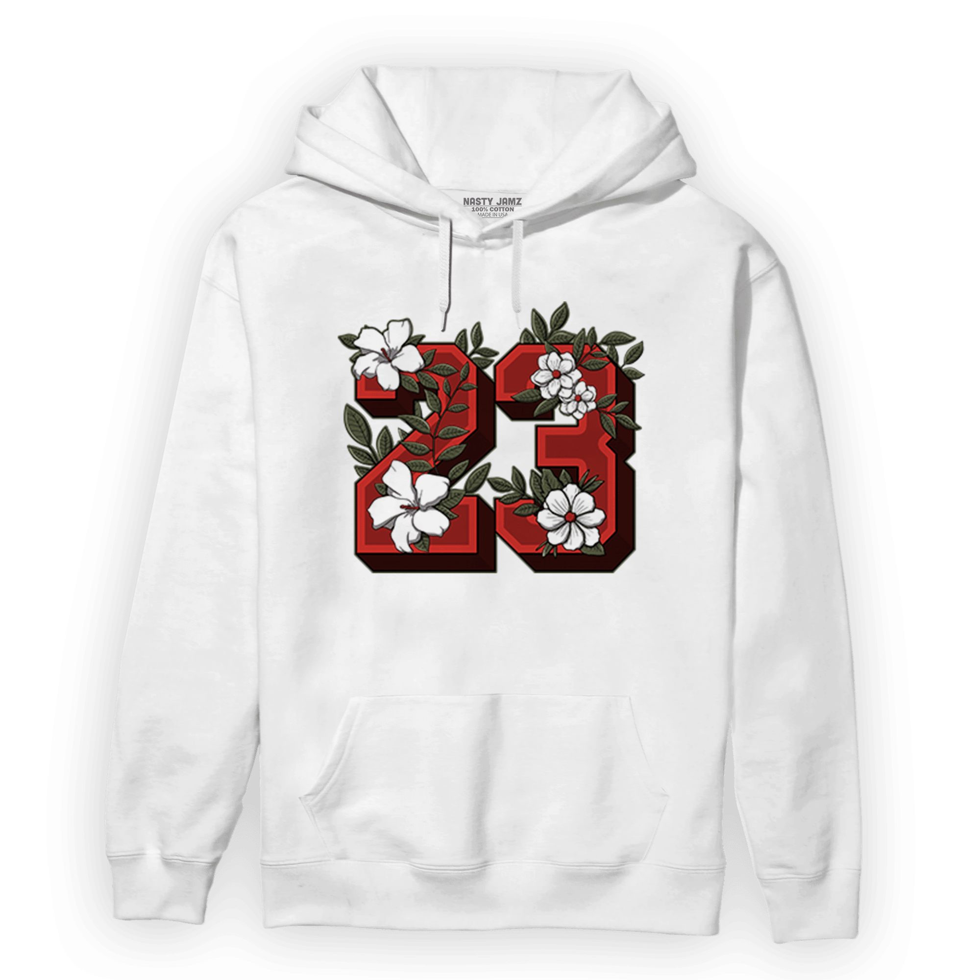 Dunk Low Mystic Red Hoodie Match 23 Floral - NastyJamz