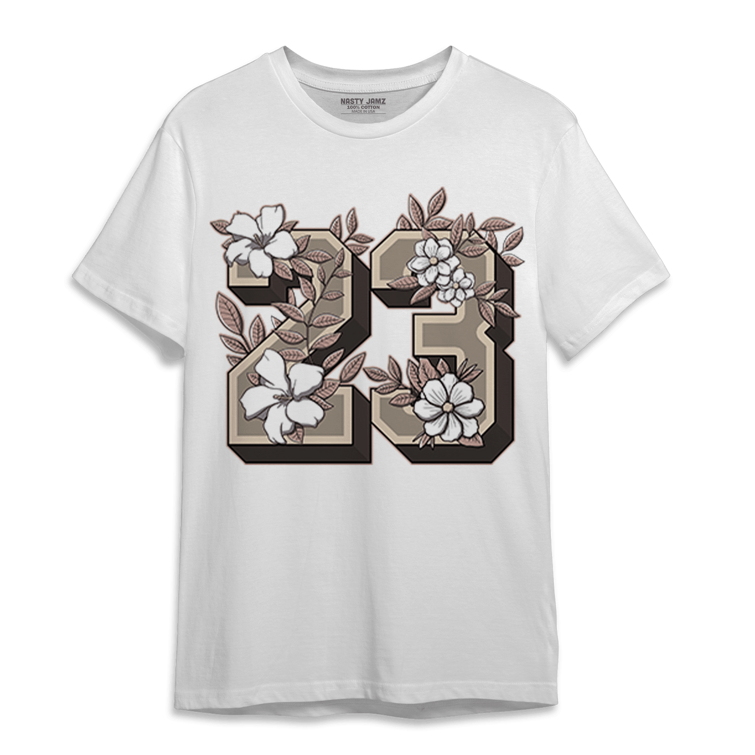 Dunk Low Twist Sanddrift T Shirt Match 23 Floral - NastyJamz