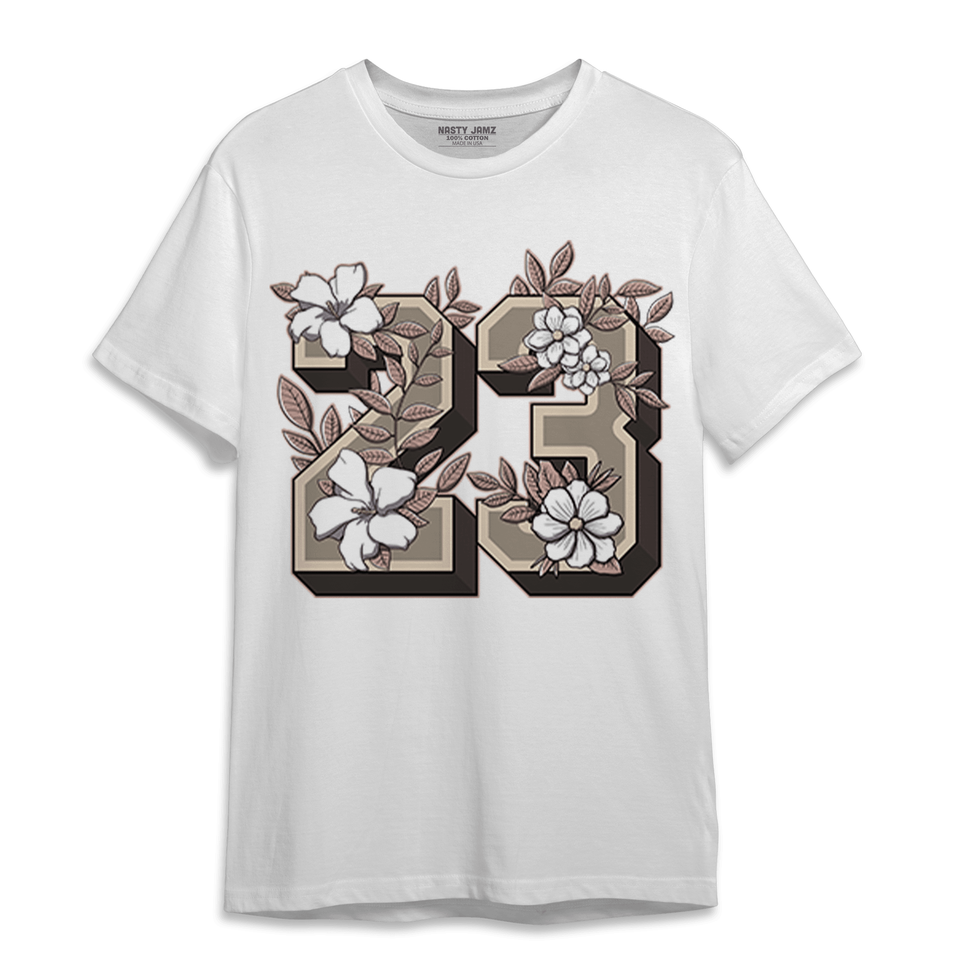 Dunk Low Twist Sanddrift T Shirt Match 23 Floral - NastyJamz
