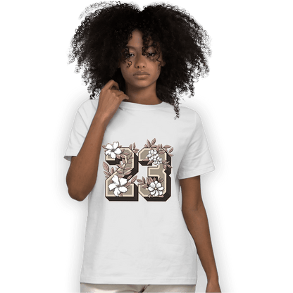 Dunk Low Twist Sanddrift T Shirt Match 23 Floral - NastyJamz