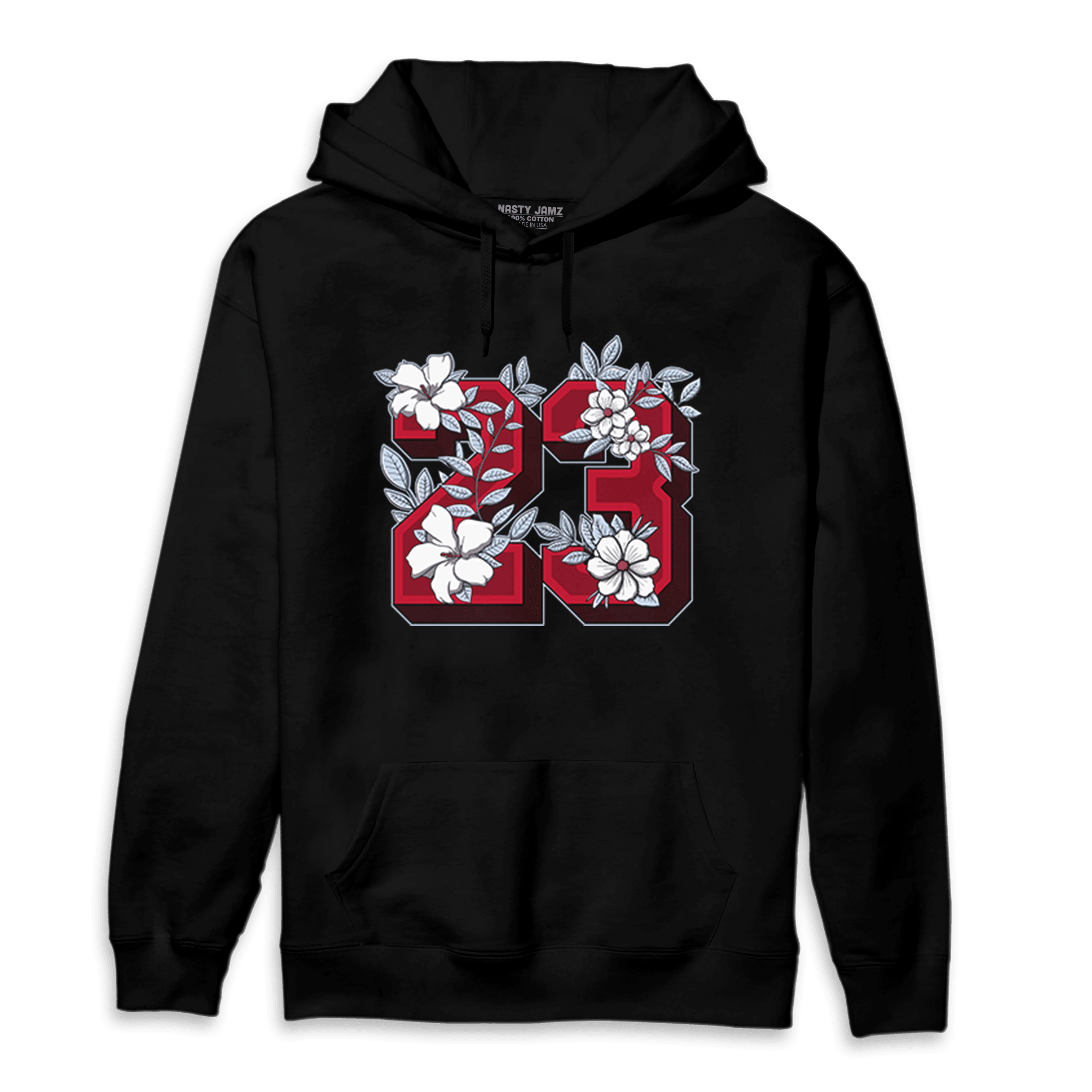 Cherry 11s Hoodie Match 23 Floral - NastyJamz