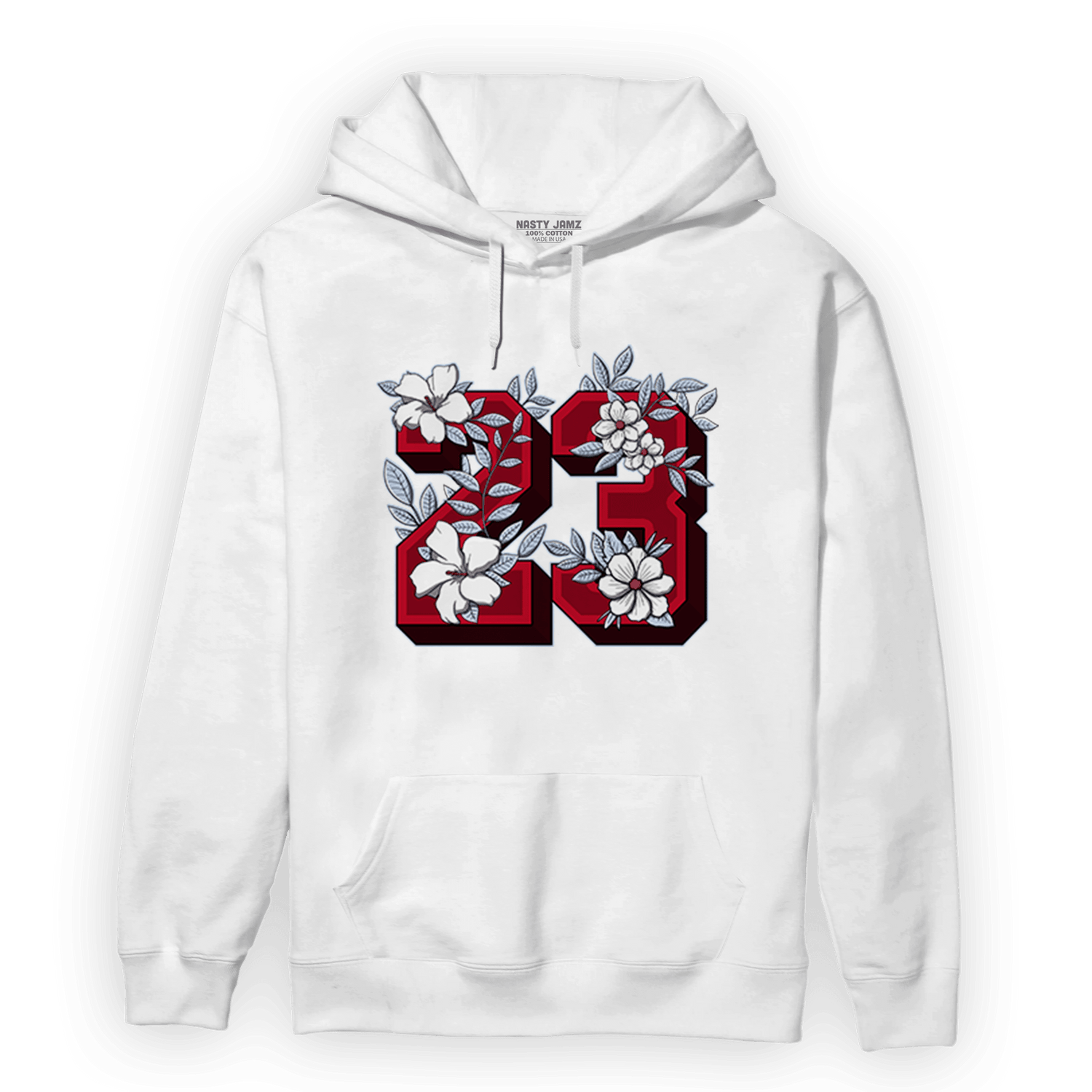 Cherry 11s Hoodie Match 23 Floral - NastyJamz