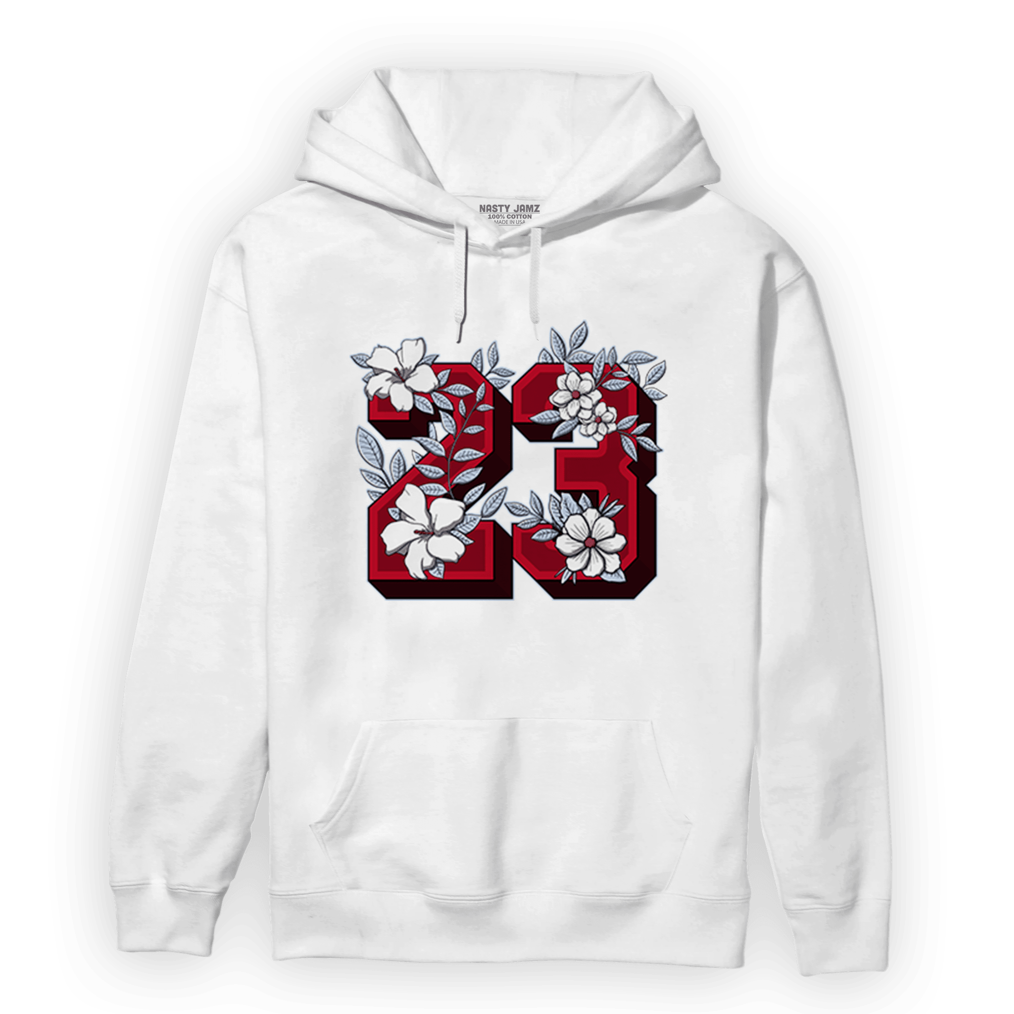 Cherry 11s Hoodie Match 23 Floral - NastyJamz