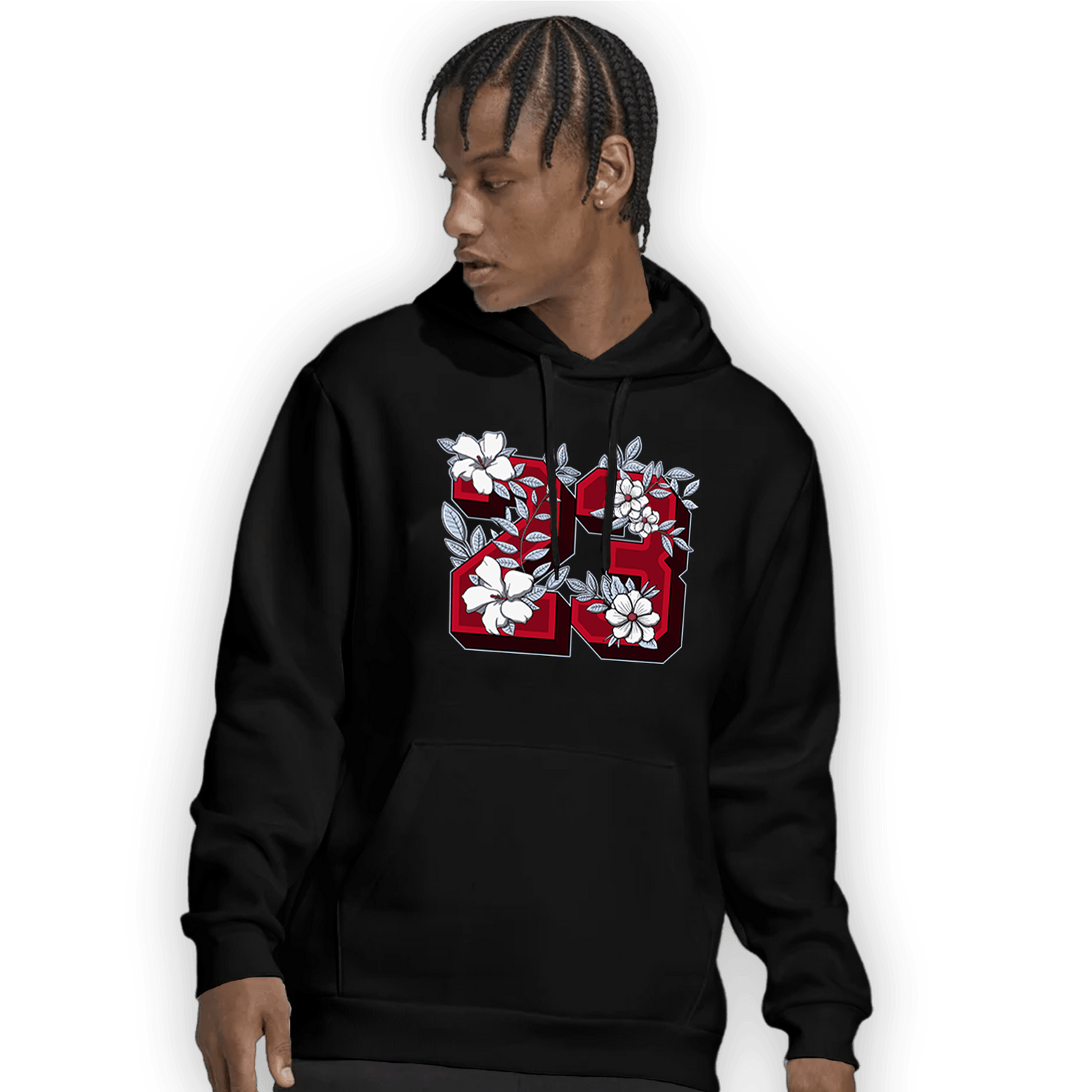 Cherry 11s Hoodie Match 23 Floral - NastyJamz