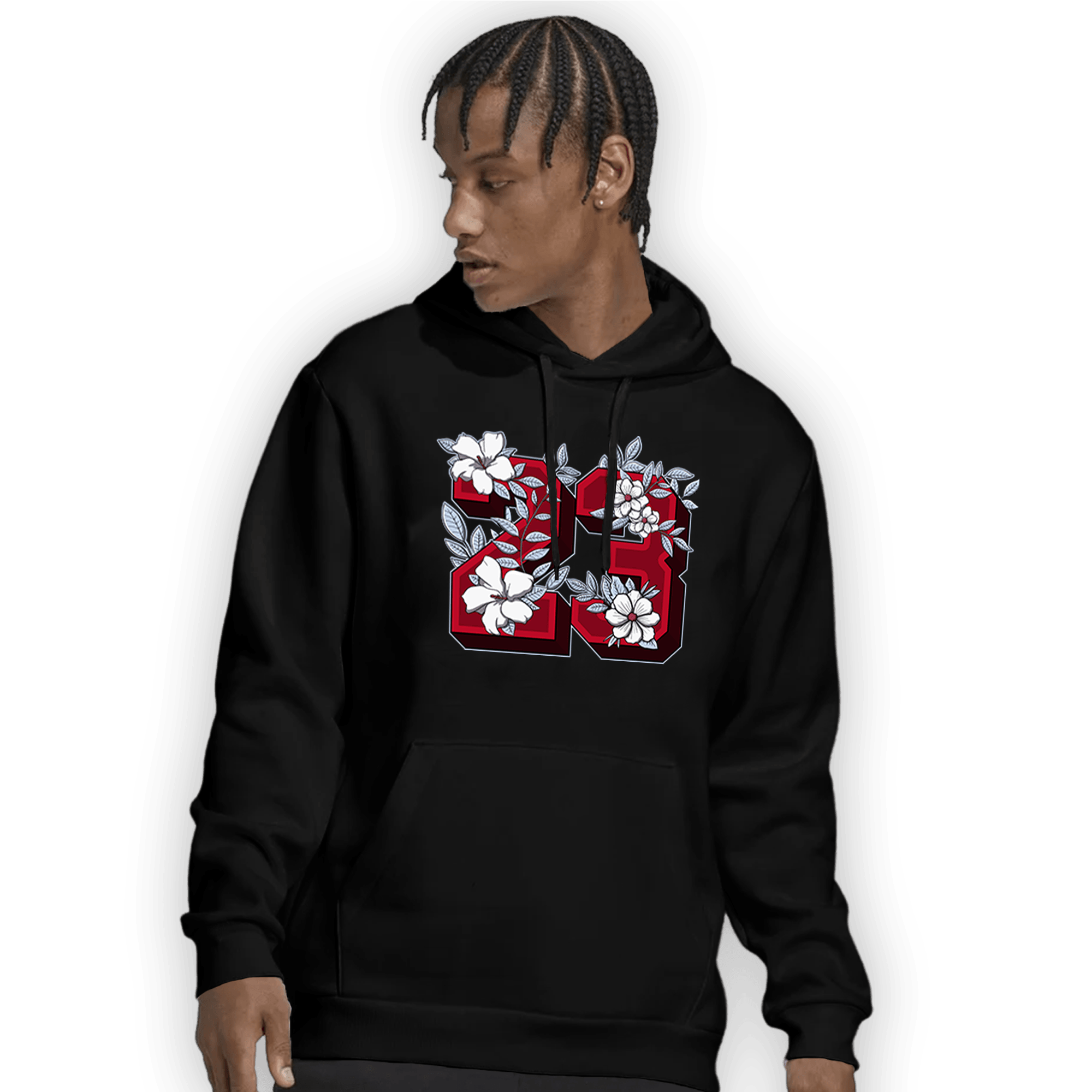 Cherry 11s Hoodie Match 23 Floral - NastyJamz