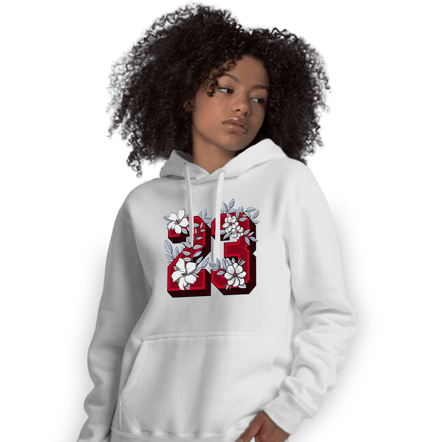 Cherry 11s Hoodie Match 23 Floral - NastyJamz