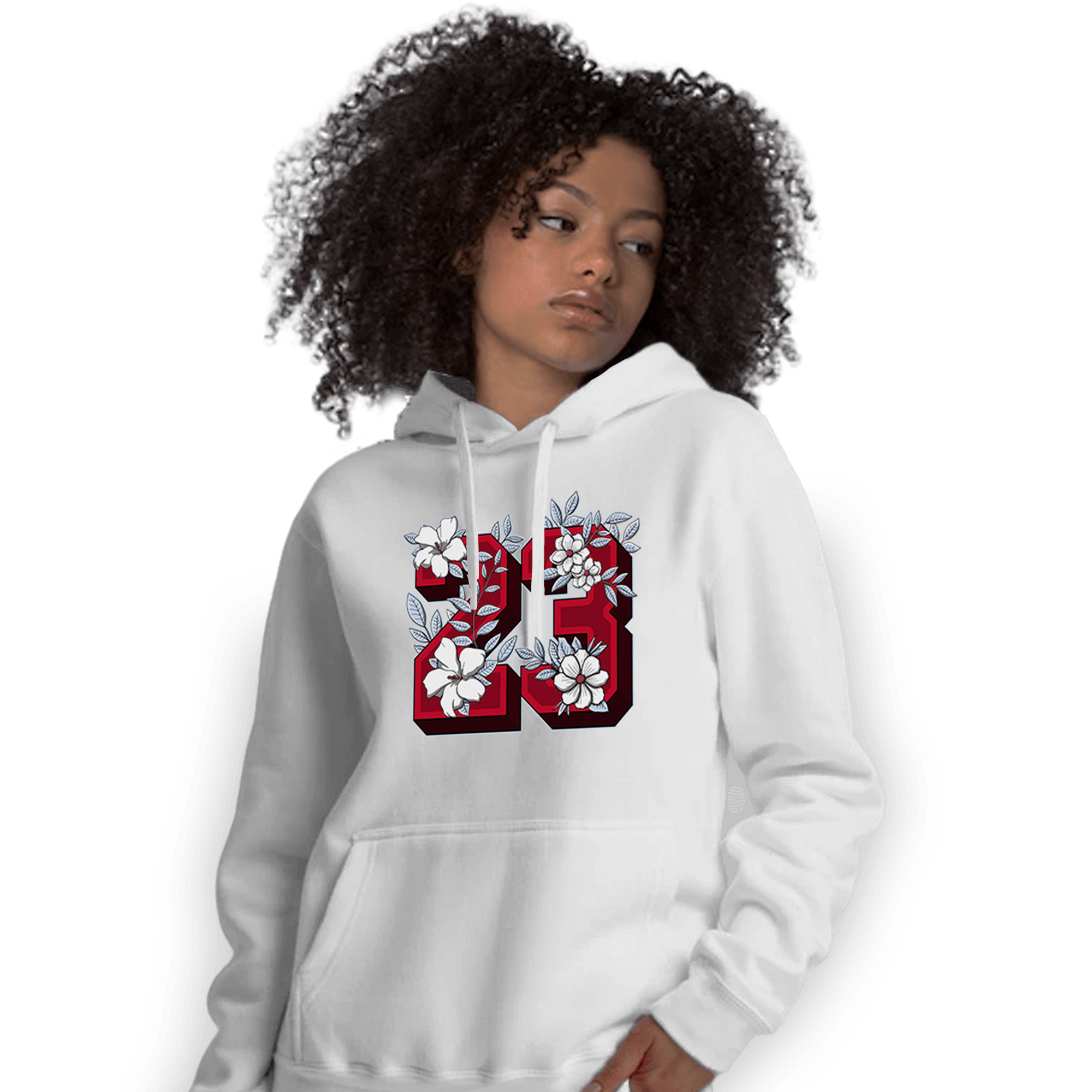 Cherry 11s Hoodie Match 23 Floral - NastyJamz