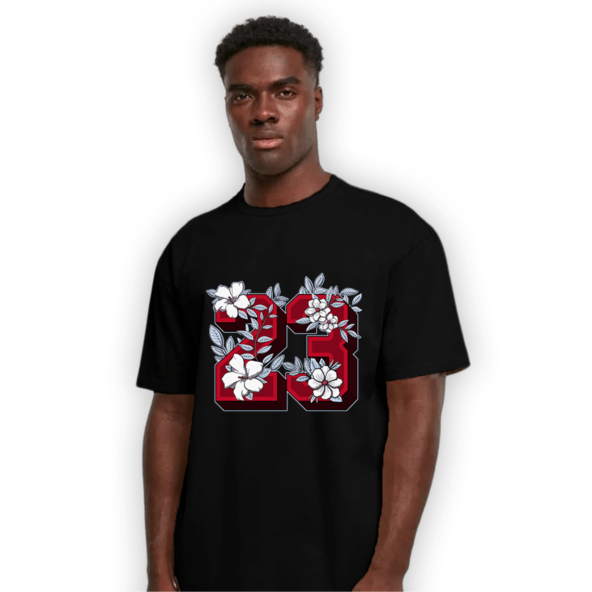 Cherry 11s T Shirt Match 23 Floral - NastyJamz