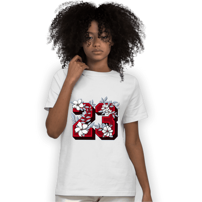 Cherry 11s T Shirt Match 23 Floral - NastyJamz
