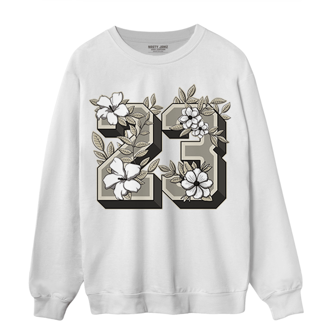 Gratitude 11s Sweatshirt Match 23 Floral - NastyJamz