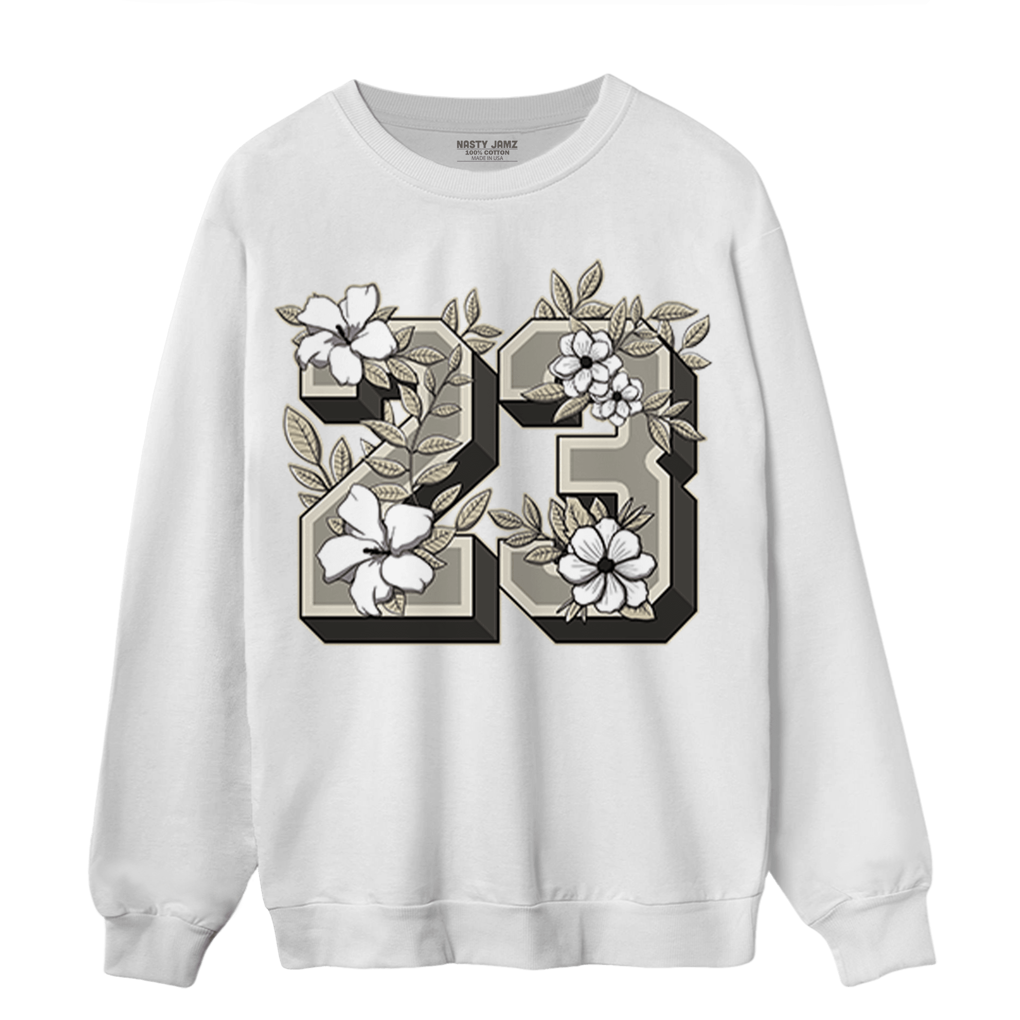 Gratitude 11s Sweatshirt Match 23 Floral - NastyJamz