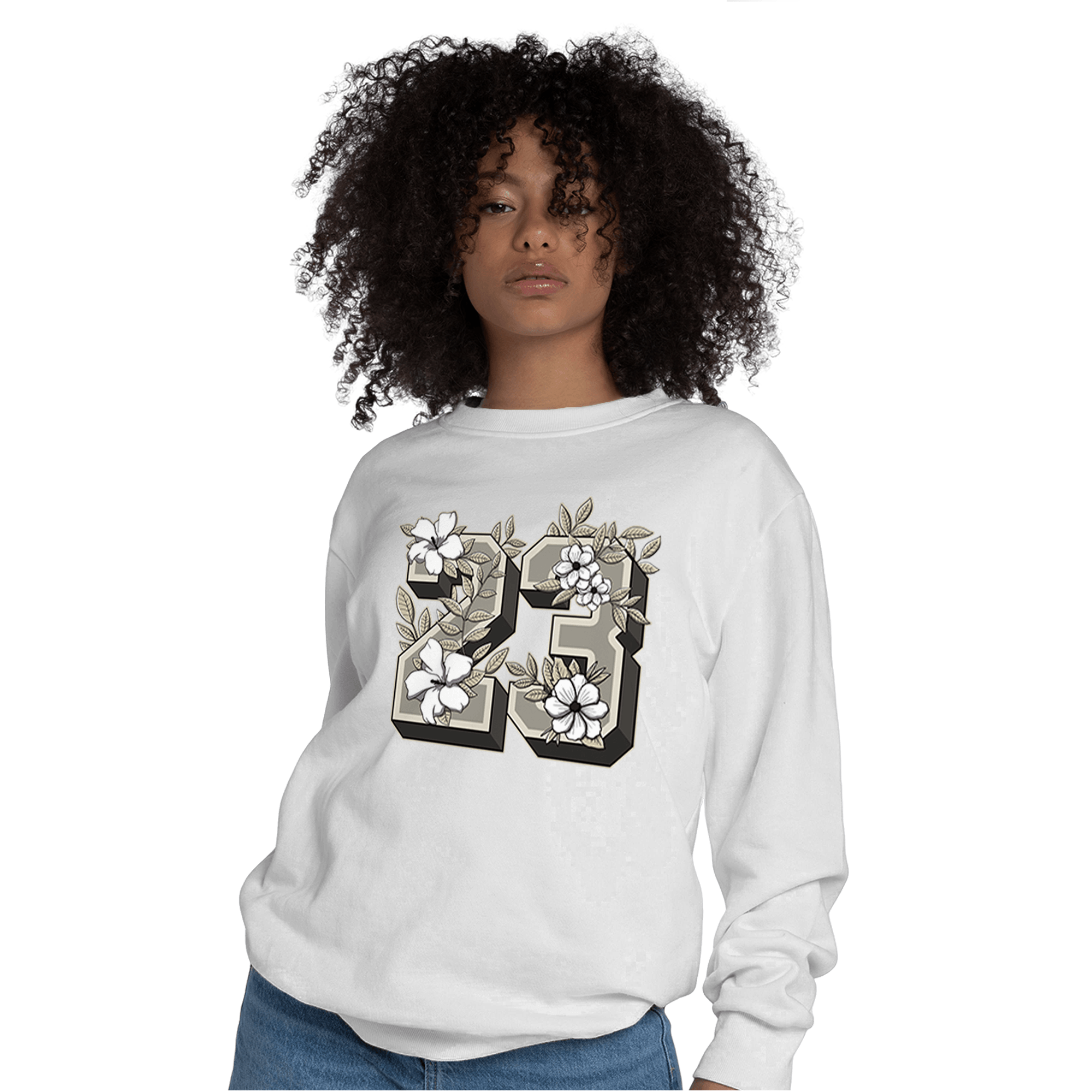 Gratitude 11s Sweatshirt Match 23 Floral - NastyJamz