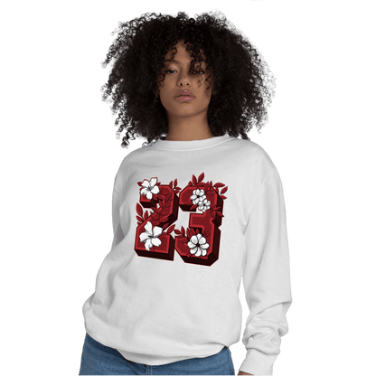 Cherry 12s Sweatshirt Match 23 Floral - NastyJamz