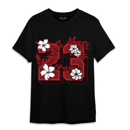 Cherry 12s T Shirt Match 23 Floral - NastyJamz
