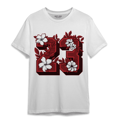 Cherry 12s T Shirt Match 23 Floral - NastyJamz