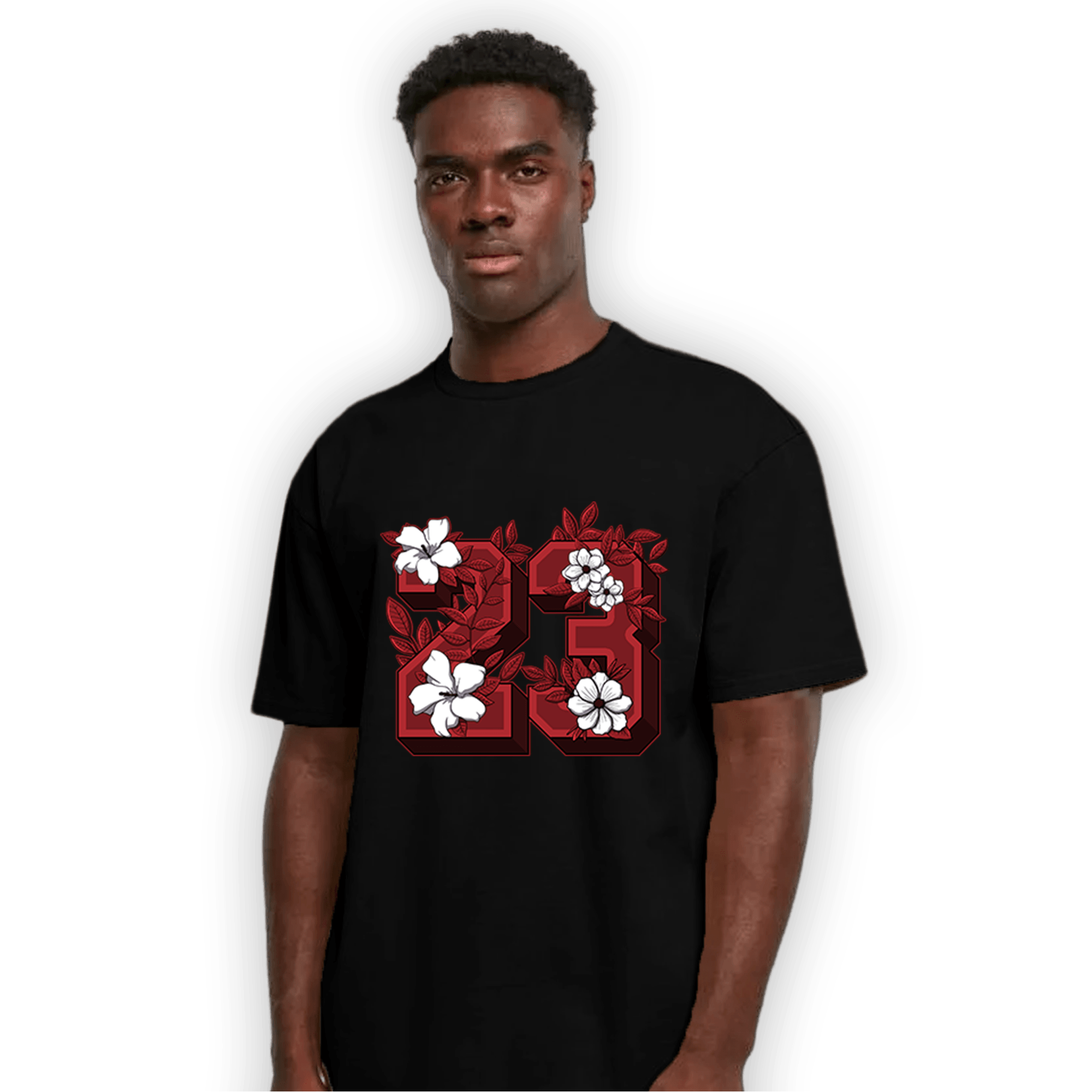 Cherry 12s T Shirt Match 23 Floral - NastyJamz