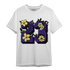 Field Purple 12s T Shirt Match 23 Floral - NastyJamz