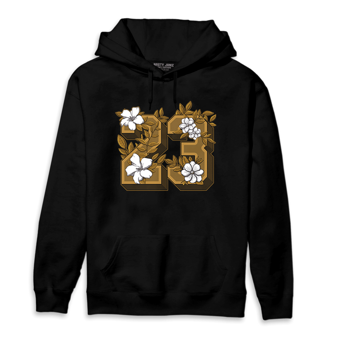 Wheat 13s Hoodie Match 23 Floral - NastyJamz