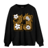 Wheat 13s Sweatshirt Match 23 Floral - NastyJamz