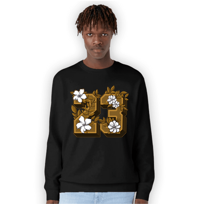 Wheat 13s Sweatshirt Match 23 Floral - NastyJamz