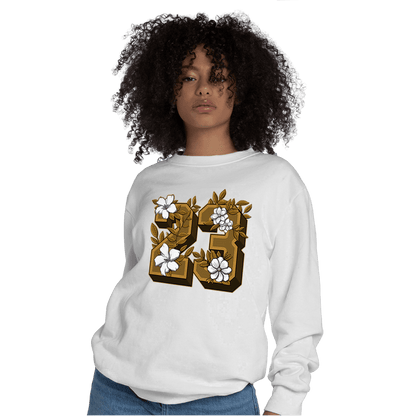 Wheat 13s Sweatshirt Match 23 Floral - NastyJamz