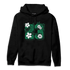 Celtic Lucky Green 1s Hoodie Match 23 Floral - NastyJamz