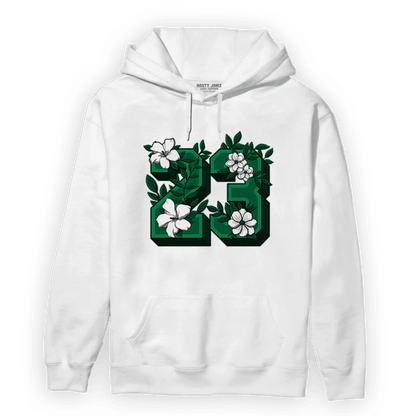 Celtic Lucky Green 1s Hoodie Match 23 Floral - NastyJamz