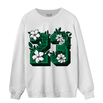 Celtic Lucky Green 1s Sweatshirt Match 23 Floral - NastyJamz