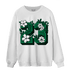 Celtic Lucky Green 1s Sweatshirt Match 23 Floral - NastyJamz