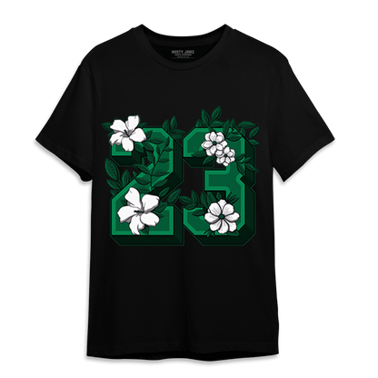 Celtic Lucky Green 1s T Shirt Match 23 Floral - NastyJamz