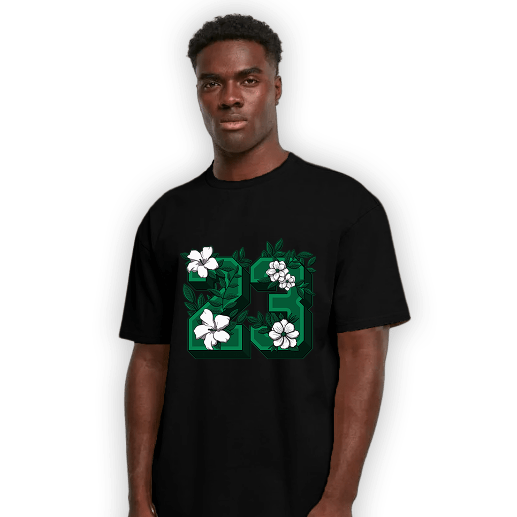 Celtic Lucky Green 1s T Shirt Match 23 Floral - NastyJamz
