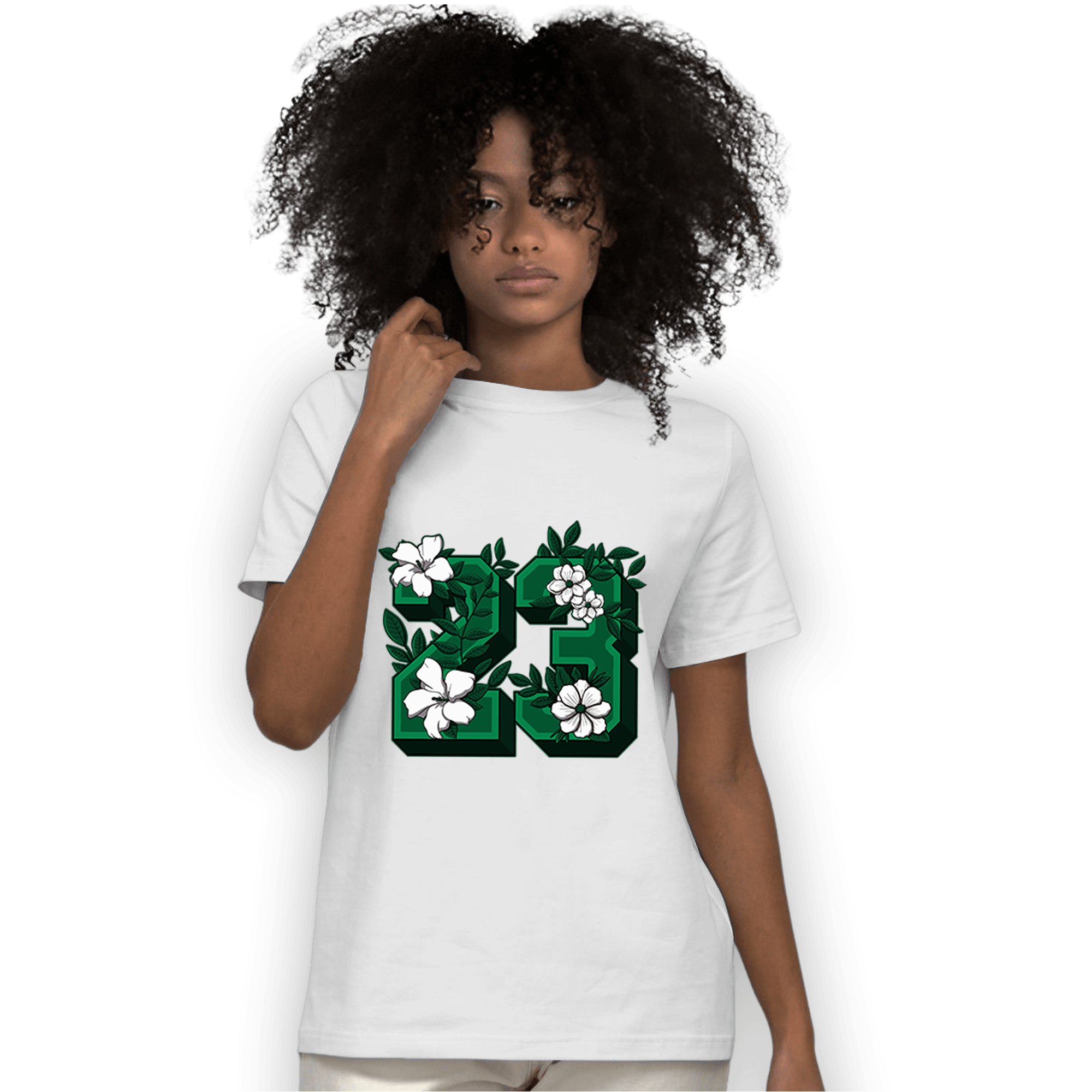 Celtic Lucky Green 1s T Shirt Match 23 Floral - NastyJamz