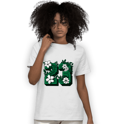Celtic Lucky Green 1s T Shirt Match 23 Floral - NastyJamz