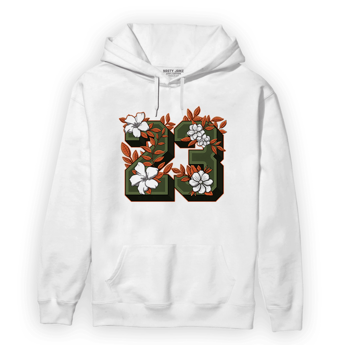 High OG Celadon 1s Hoodie Match 23 Floral - NastyJamz