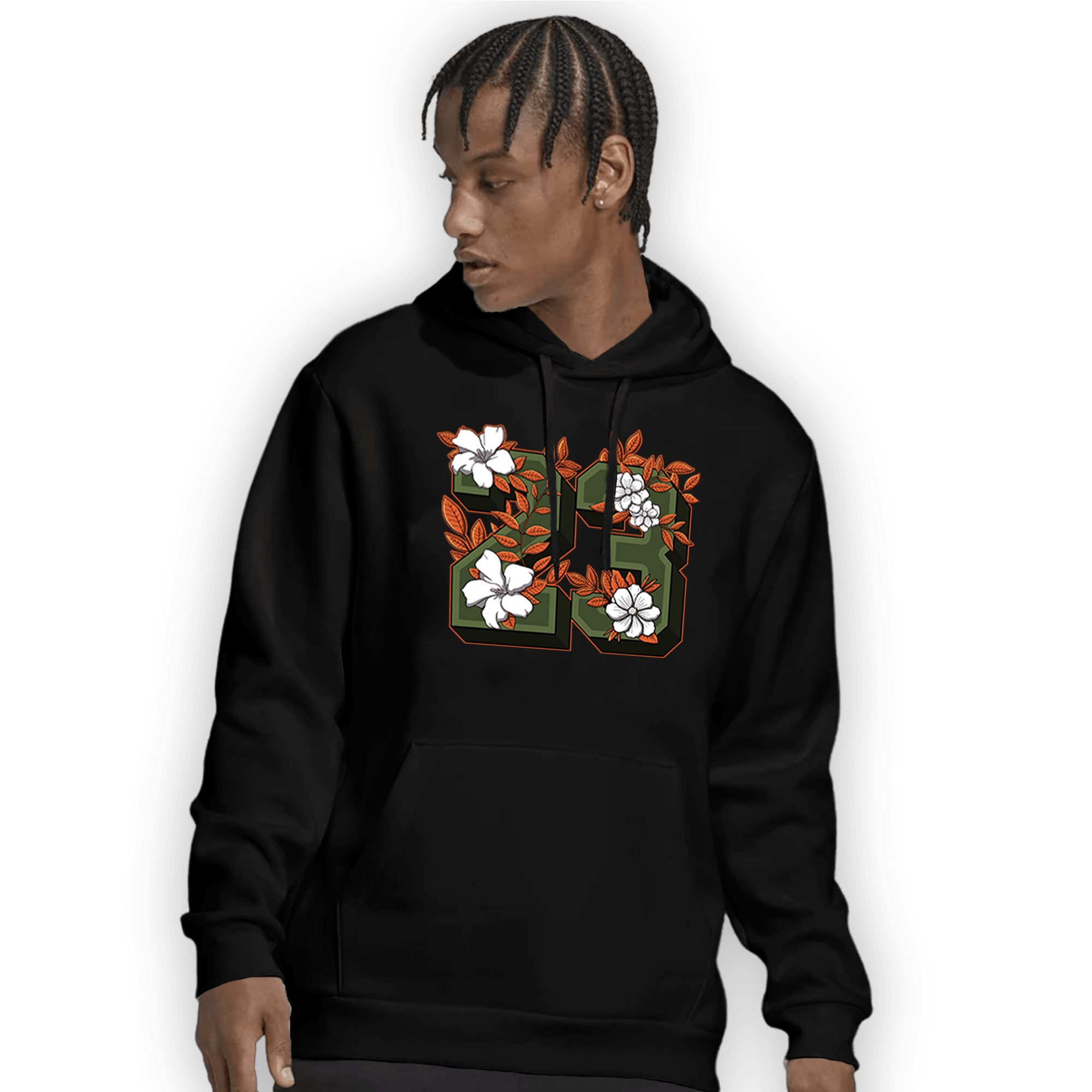 High OG Celadon 1s Hoodie Match 23 Floral - NastyJamz