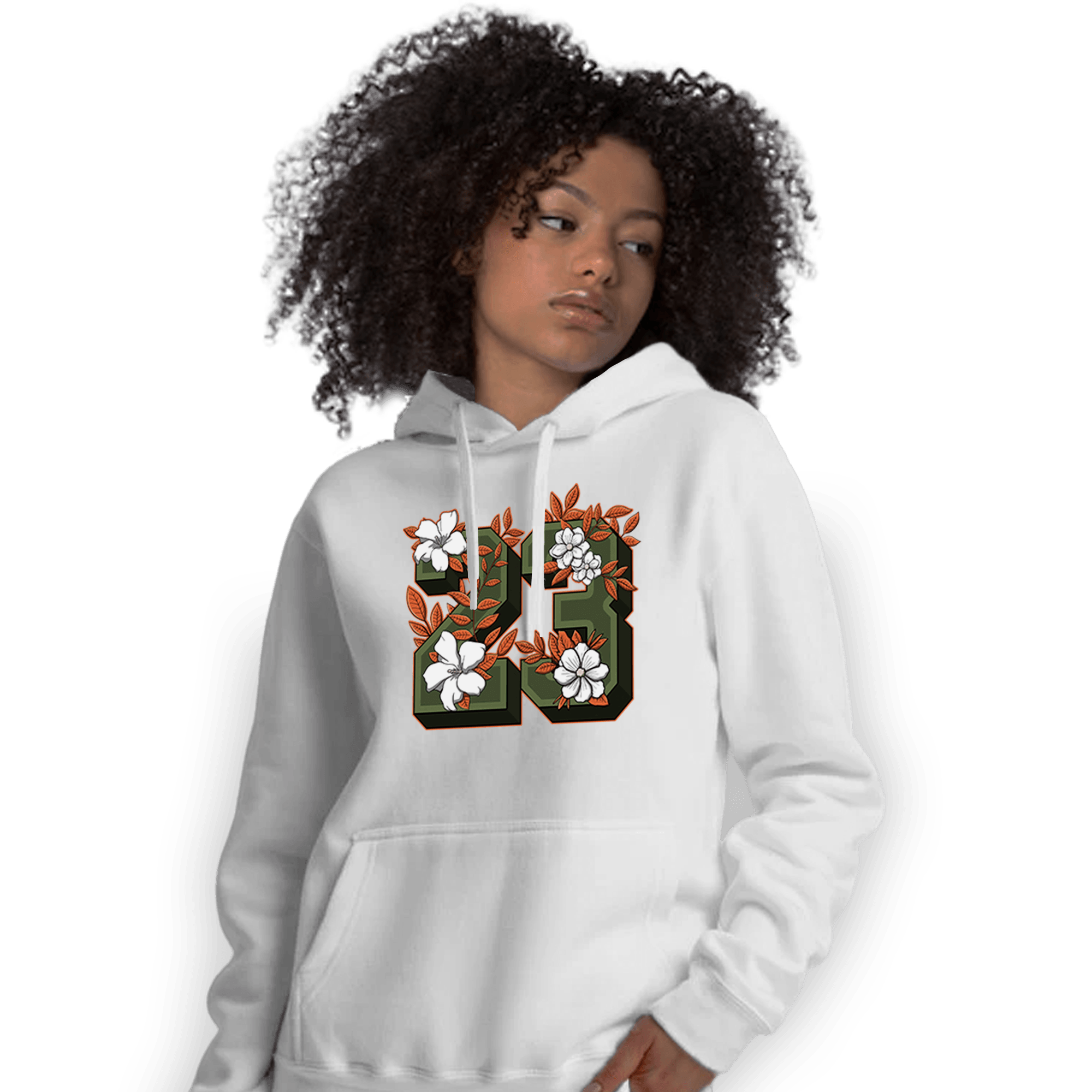 High OG Celadon 1s Hoodie Match 23 Floral - NastyJamz