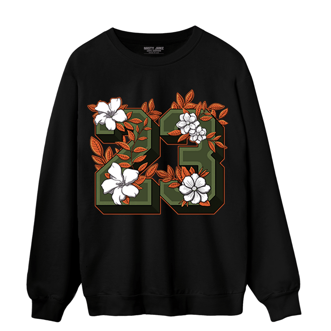 High OG Celadon 1s Sweatshirt Match 23 Floral - NastyJamz