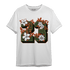 High OG Celadon 1s T Shirt Match 23 Floral - NastyJamz