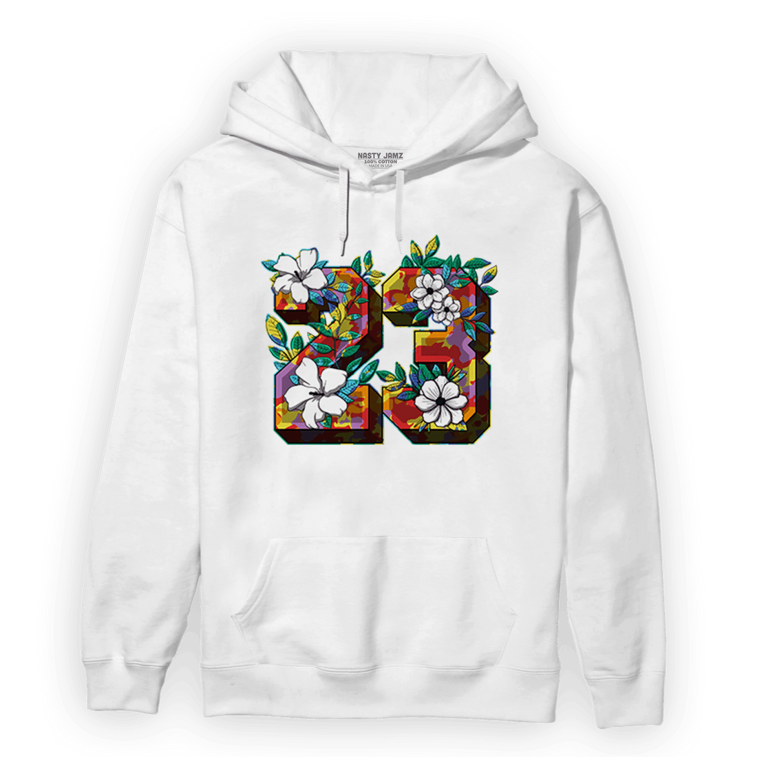 Mid GS Six Championships 1s Hoodie Match 23 Floral - NastyJamz