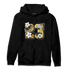 Mid SE Black Gold 1s Hoodie Match 23 Floral - NastyJamz