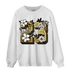 Mid SE Black Gold 1s Sweatshirt Match 23 Floral - NastyJamz