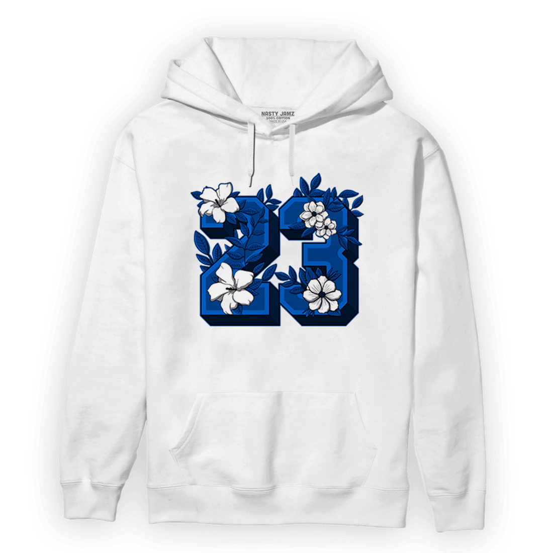 Royal Reimagined 1s Hoodie Match 23 Floral - NastyJamz