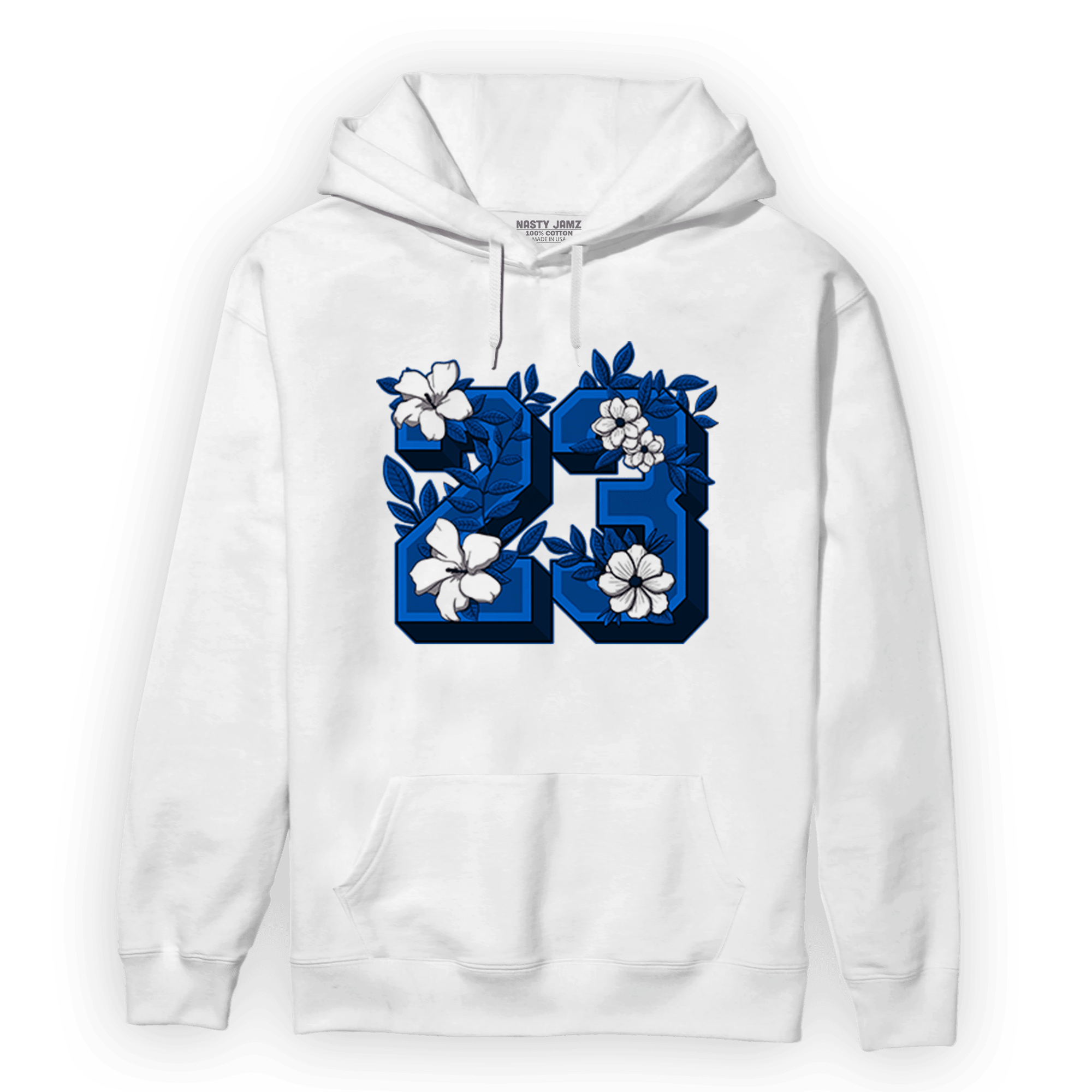 Royal Reimagined 1s Hoodie Match 23 Floral - NastyJamz