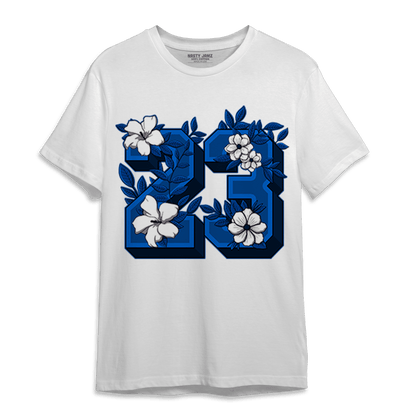 Royal Reimagined 1s T Shirt Match 23 Floral - NastyJamz